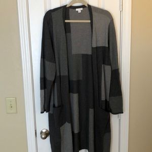 Long Gray Cardigan